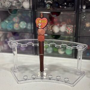 🌼 Handcrafted Beaded Love Pen